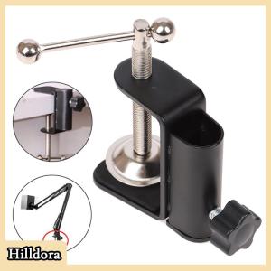[Hilldora] Cantilever Bracket Clamp Holder Desk Lamp Clip Fittings Base Hose for Mic Stand