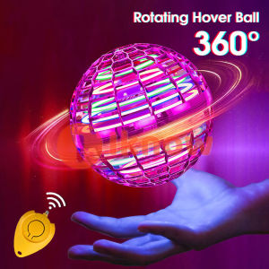 I know Flying Orb Ball 2024 Upgraded 360° Rotating Boomerang Hover Ball with LED Lights Flying Mini Drone Ball That Comes Back to You Cool & Safe Rechargeable Fly Ball Toys for Kids Indoor Outdoor