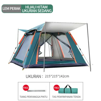 jioyang enda Camping 4-6 Orang Portable Waterproof Camping Tent / kebutuhan semalam yang liar Aksesoris Tenda