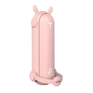 Multi-Purpose Portable Mini Fan  Rechargeable Foldable Handheld Whisper Quiet Fan Cooling Fan  W/  Powerbank & Led Light