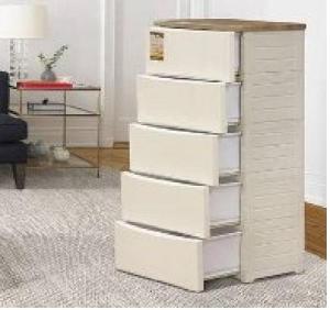 Lemari Plastik 5 susun Laci Olymplast ODC 05 Modern
