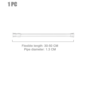 Adjustable Spring Tension Rod No Drill Telescopic Curtain Rod for Kitchen Cabinet Closet Bathroom Hanging Organizer