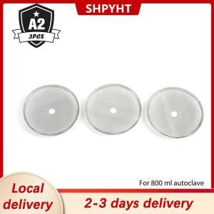 [COD] SHPYHT Local delivery Ship within 24 hours 3Pcs Reusable Stainless Steel French Press Coffee Maker Detachable Mesh Filter