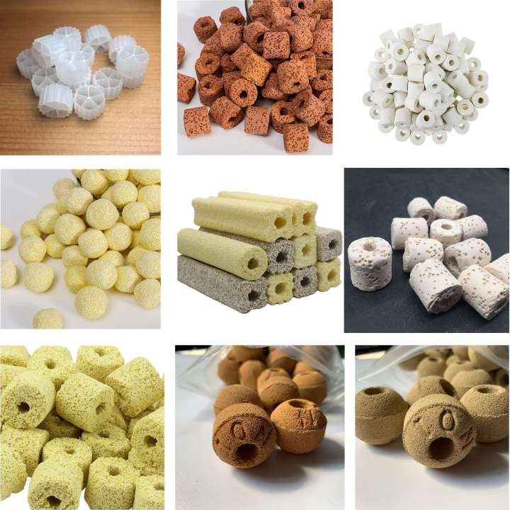 Filter Media for Aquarium [Ceramic, Lava, Porous Rings, Baki Roll