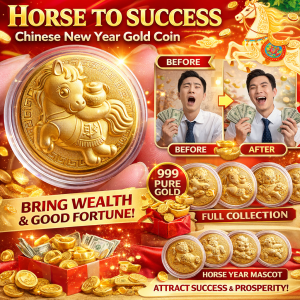 New Years Commemorative Coins Horse to Success