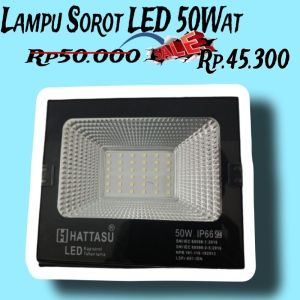 Lampu Sorot LED HATTASU 50Wat Lampu tembak