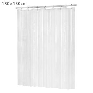 WORST Home Decor Mildewproof Transparent Shower Curtain Water Splash Resistant Bath Supplies PEVA Plastic[Ready stock]