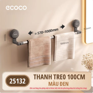 Kệ treo khăn chịu lực ECOCO hít chân không thế hệ mới Giá treo khăn để đồ đa năng