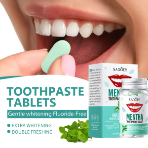 Mint Flavors Toothpaste Tablets Improve Bad Breath Remove Smoke Stains Fresh Oral Hygiene Solid Toothpaste Tablet2026
