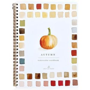 MUMU with Paint Brush Watercolor Workbook Beginner-Friendly With Color Palette Watercolor Paint Book Art Crafts Painting Supplies for Kids Adults Teens