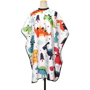 OPBWQH Professional Kids Cartoon Haircut Cape Salon Barber Wrap Cute Children Hairdresser Cape Hair Care Styling Dyeing Waterproof Cutting Gown
