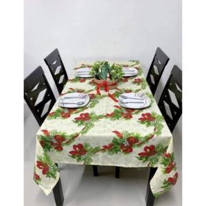 Christmas Design TableCloth/Rectangle TableCloth Printed4s6s8s10s /Geena fabric