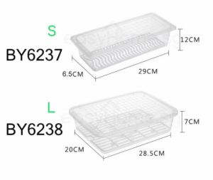 Fridge Freezer Storage Containers / Fridge Storage Organizer / Food Storage Box With Removeable Draining Tray