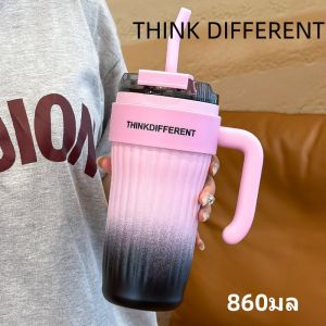 แก้วน้ำเก็บความเย็น แก้วเก็บความเย็น 860ML แก้วเก็บความร้อน ขวดน้ําเก็บความเย็น แก้วเก็บอุณหภูมิ THINK DIFFERENTรุ่น-H-BW-1284