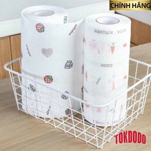 Cuộn Khăn Lau Đa Năng Khăn Giấy Chuyên Dụng Cho Nhà Bếp Có Thể Tái Xử Dụng