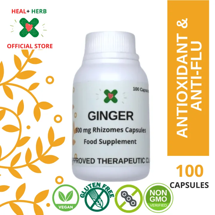 Organic%20Ginger%20Capsules%20(BUNDLE%20OF%20TWO%20100%20Capsules)%20Contains%20Gingerol,%20Pain%20Reliever,%20Joint%20Support,%20Anti-%20inflammatory%20-%20Image%204