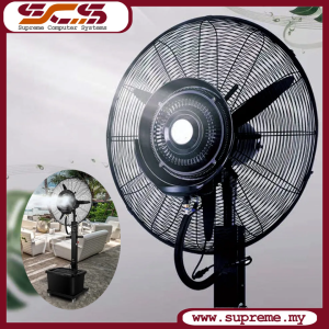 Disinfection Spray Fan Indoor Outdoor Humidifier Cooling Spray Mist Fan Water Big Air Cooler Fan (30 inch)