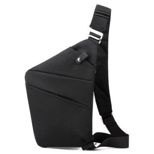 SG RumahHome® Sling Bag Men Anti-Theft Chest Bag Shoulder Crossbody Bag Light Portable for Travel With Fashion Classic