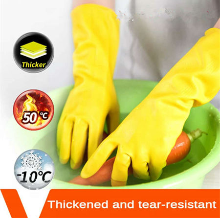 kitchen dishwashing latex gloves durable thin rubber plastic