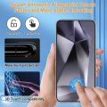JAZZ FE Tempered USE fingerprint To Unlock - CLEAR For Samsung Ai Galaxy S24 S24FE S24+ S24Ultra S23 S23+ S22 S22+ S21 S21+ Tempered Kaca ESD+ Temperd Glass ESD + Tempred White Putih transparant Transparent Black Gores yang  CLEAR Tipis Thin 5G ULTRA Plus. 