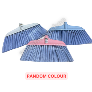 Ergonomic Plastic Broom & Mop Head Set for Home & Office Cleaning - Kepala Penyapu & Mop  – Bristle Lembut