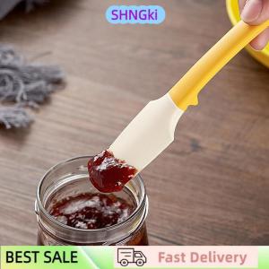 SHNGki Silicone Mini Kitchen Spatula Cream Butter Cake Spatula Mixing Batter Scraper Brush Butter Mixer Fits All Kinds Of Jars And Cans