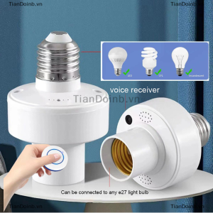 KING Pitting Fitting Lampu Bohlam LED universal Remote Control 433MHz E27 100W - G27
