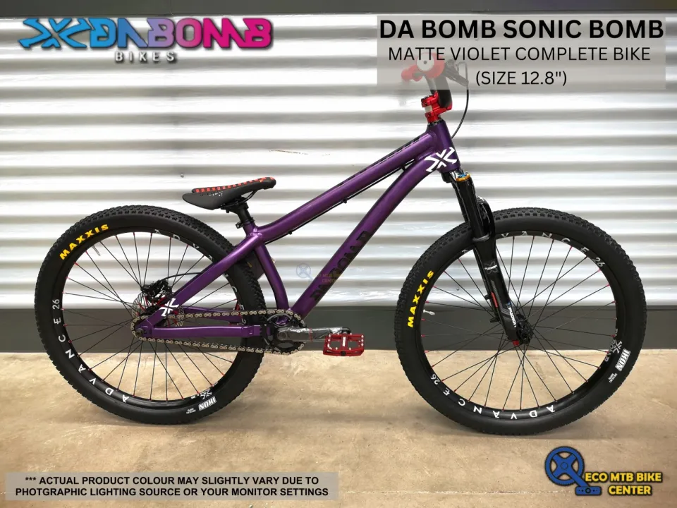 DA BOMB Sonic Boom Complete Bike Matte Violet (Size 12.8