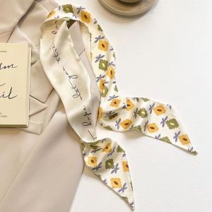 Yellow series scarf for women twilly scarf for bags handle headband for women hair accessories for women accessories for women SP0436