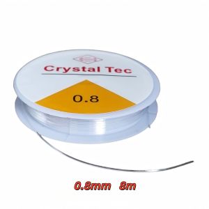 Dây chun trong suốt Dây đan hạt trang sức Dây làm vòng tay Dây thun dẻo Dây nylon chịu lực Dẻo dai không đứt cho đồ handmade