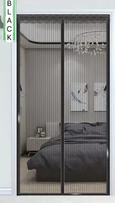 YHOME Tirai Pintu kamar / Tirai Magnet Anti Nyamuk Kawat Nyamuk / Tirai Magnet Elegan bahan plastik Uk. 90x210cm / Hordeng Pintu Anti Nyamuk / Cover Mosquito Repellent Magnetic Curtain Y273