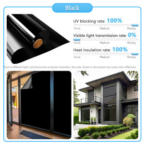Window Film Self Adhesive One Way Mirror Daytime Privacy Window Glass Stickers Heat Control Anti UV Window Tint for Home