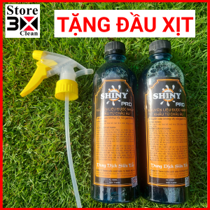 (COMBO 2 CHAI) DUNG DỊCH NƯỚC TẨY RỬA XE KHÔNG CHẠM SHINY PRO 500ML TẨY RỈ SÉT HIỆU QUẢ