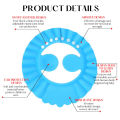Shower Cap for Baby Non-Toxic Head Cover Sun Hat Frisbee Cover. 