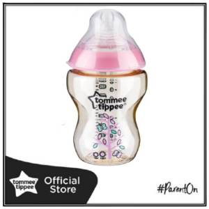 ขวดนมสีชา Tommee Tippee ขวด PESU 9oz 0m+ Newborn