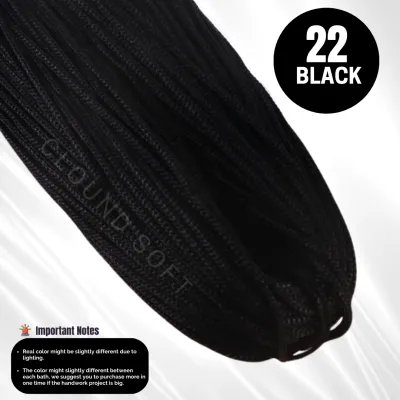 Ready Stock 200g Benang Kait PP 3mm Nylon Ice Thread Benang Kait Beg PP Yarn