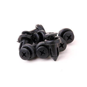 10pcs baut rivet plastik Klip Otomatis Pengencang baud Bumper Honda Toyota Chery Opel Ford Mitsubishi