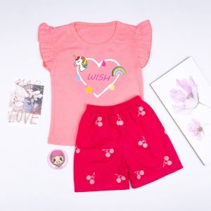 AQILA - SETELAN ANAK CEWEK / SET BAJU ANAK RUFFLE EDITION