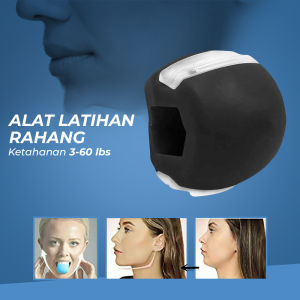 (GRATIS ONGKIR) Define Alat Latihan Rahang Jaw Exercise Silicone Training Ball - MBQ-001 - Black