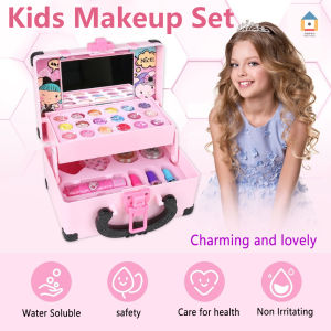 【Malaysia Spot Sale】Kids Makeup Set Girl‘s Toys Pretend Play Early Learing Educational Toys Princess Gift