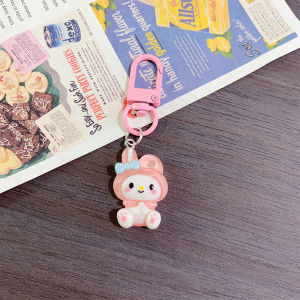 YV-พร้อมส่งพวงกุญแจดอกทิวลิปดอกไม้แฮนด์เมดDIYขนาดเล็กสดน่ารักกระเป๋าแขวนสำหรับของขวัญนักเรียนหวานสวยงามทนทาน