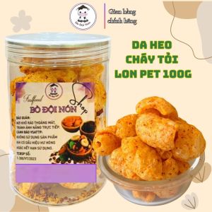 100Gr Da Heo Cháy Tỏi Giòn Ngon Bò Đội Nón