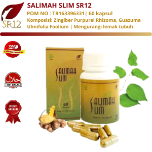 TERLARIS!! SALIMAH SLIM SR12 PELUNTUR LEMAK HERBAL PELUNTUR LEMAK KOTOR OBAT DIET HERBAL BPOM HALAL