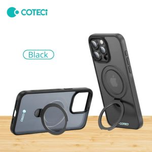 Case for iphone 15 Pro Max 15 Plus Metal Stand Protective Cover Iphone 15 Coteci