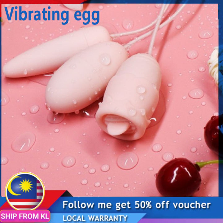 Malaysia Ready Stock Double Vibrator Jump Egg Dildo Women