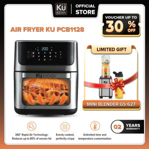 KÜ KÜCHEN KU PCB1128 12L Air Fryer 1800W | FREE GS-627 Mini Blender | 24-Month Warranty