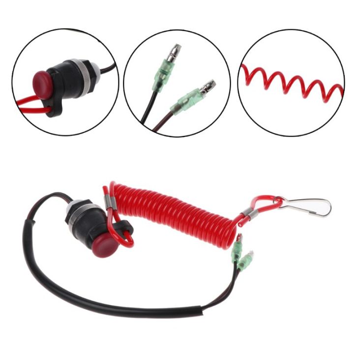 Utombordare Kill Switch Snodd, Båt Kill Switch Nyckelband för per