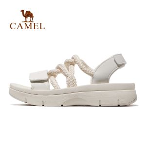 Cameljeans Womens Sandals Summer Beach Shoes for Women Non-Slip Soft Sole Velcro Sports Shoes