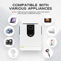 220V 3200watts 1000watt Solar  Controller with inverter for solar panel 40A 80A ntelligent Regulator with LCD Display. 