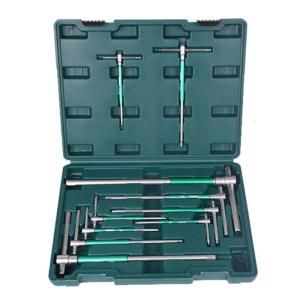 Steel Hex Wrench Set 10 Piece T Bar L Shaped Double Function Construction and Furniture Assembly Kit